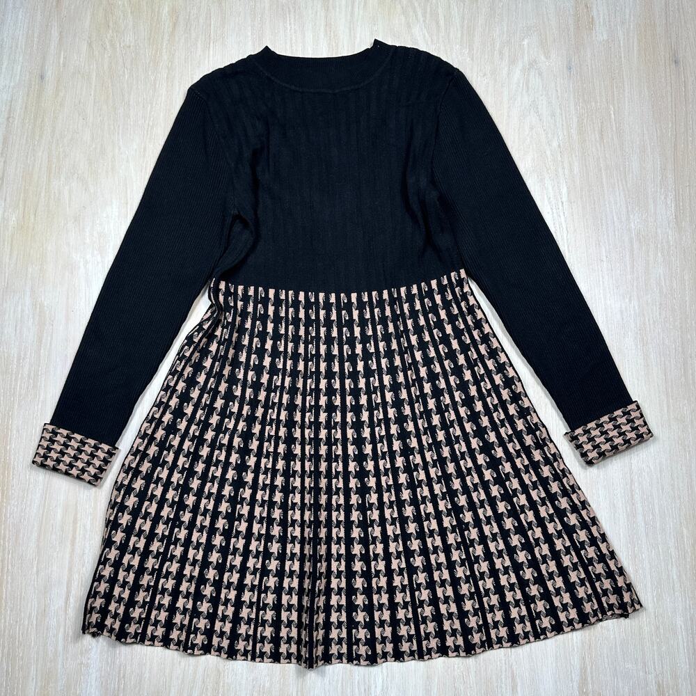 NWT Papillon Long Sleeve Casual Dark Academia Preppy Schoolgirl Skater Dress XL